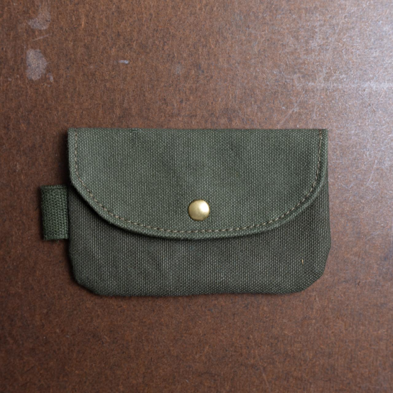 イギリス軍スクラップキャンバスフラットポーチNo2