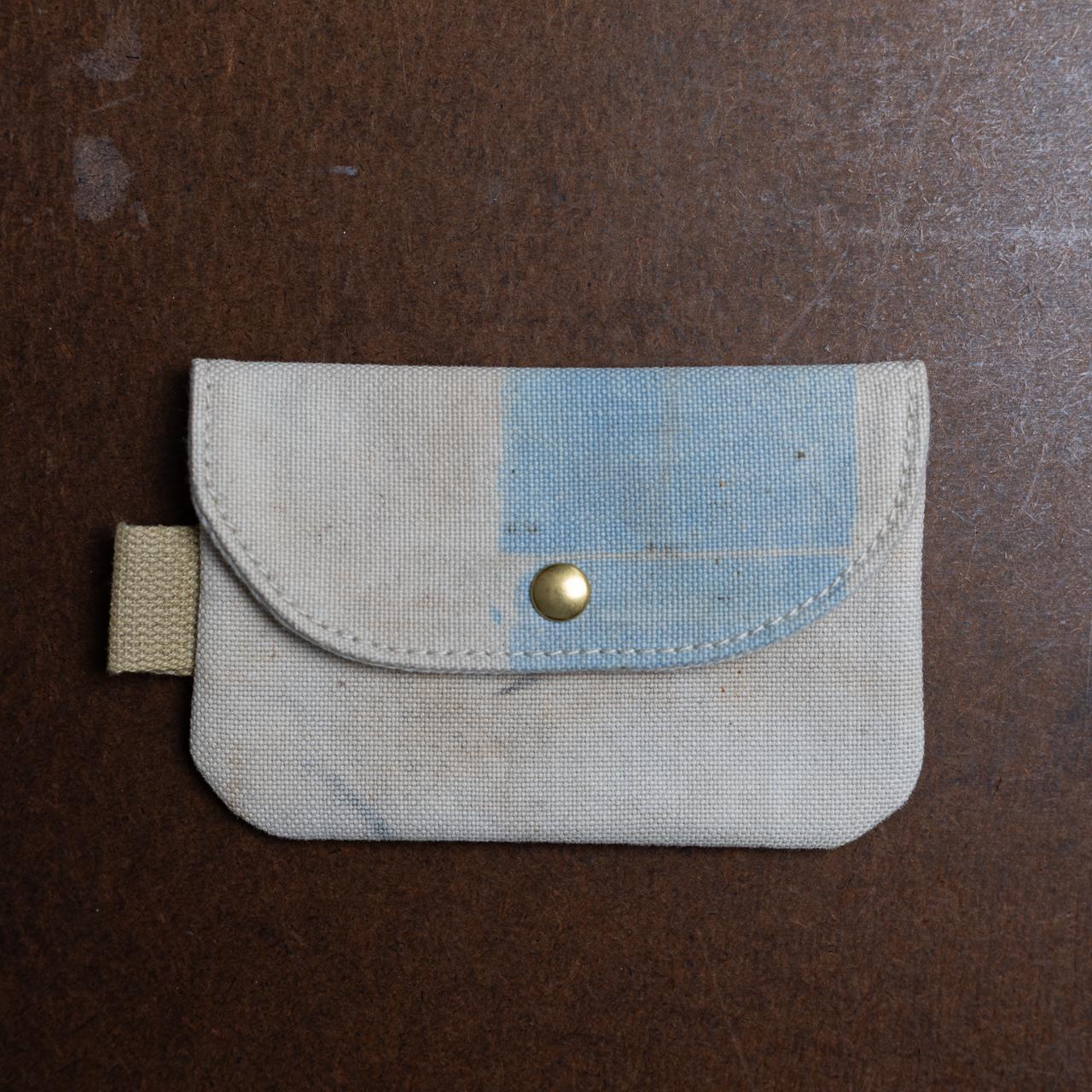 イギリス軍スクラップキャンバスフラットポーチNo6