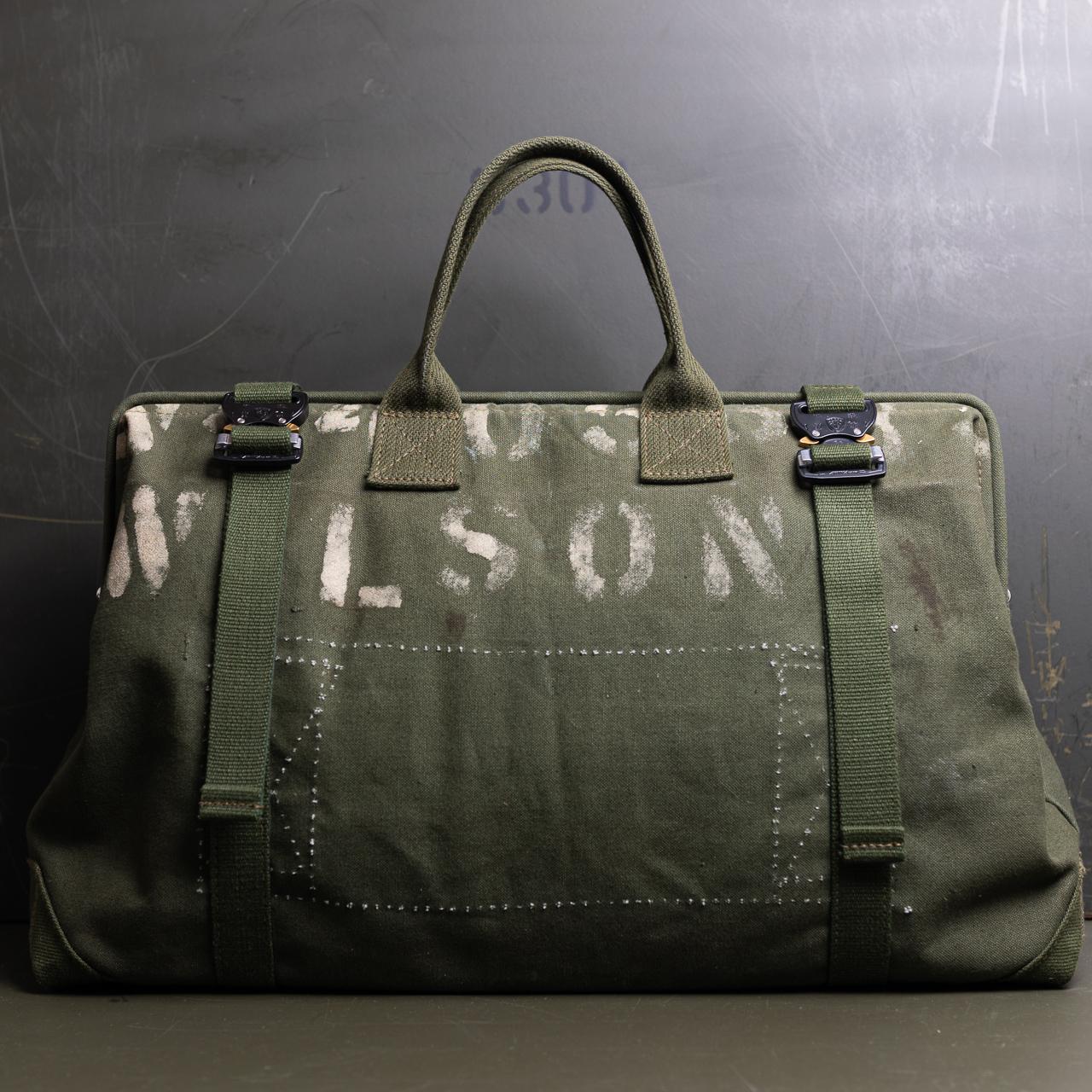 70s イギリス軍ヴィンテージキャンバス ドクターバッグIND_1732