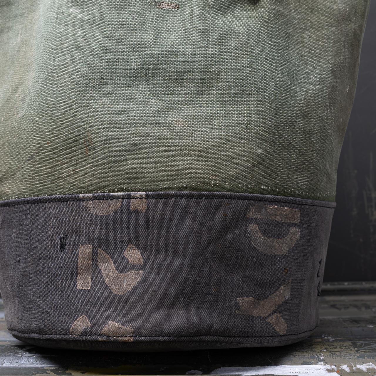 40's イギリス軍RASCヴィンテージキャンバストートバッグ丸底 IND1738 | 4枚目