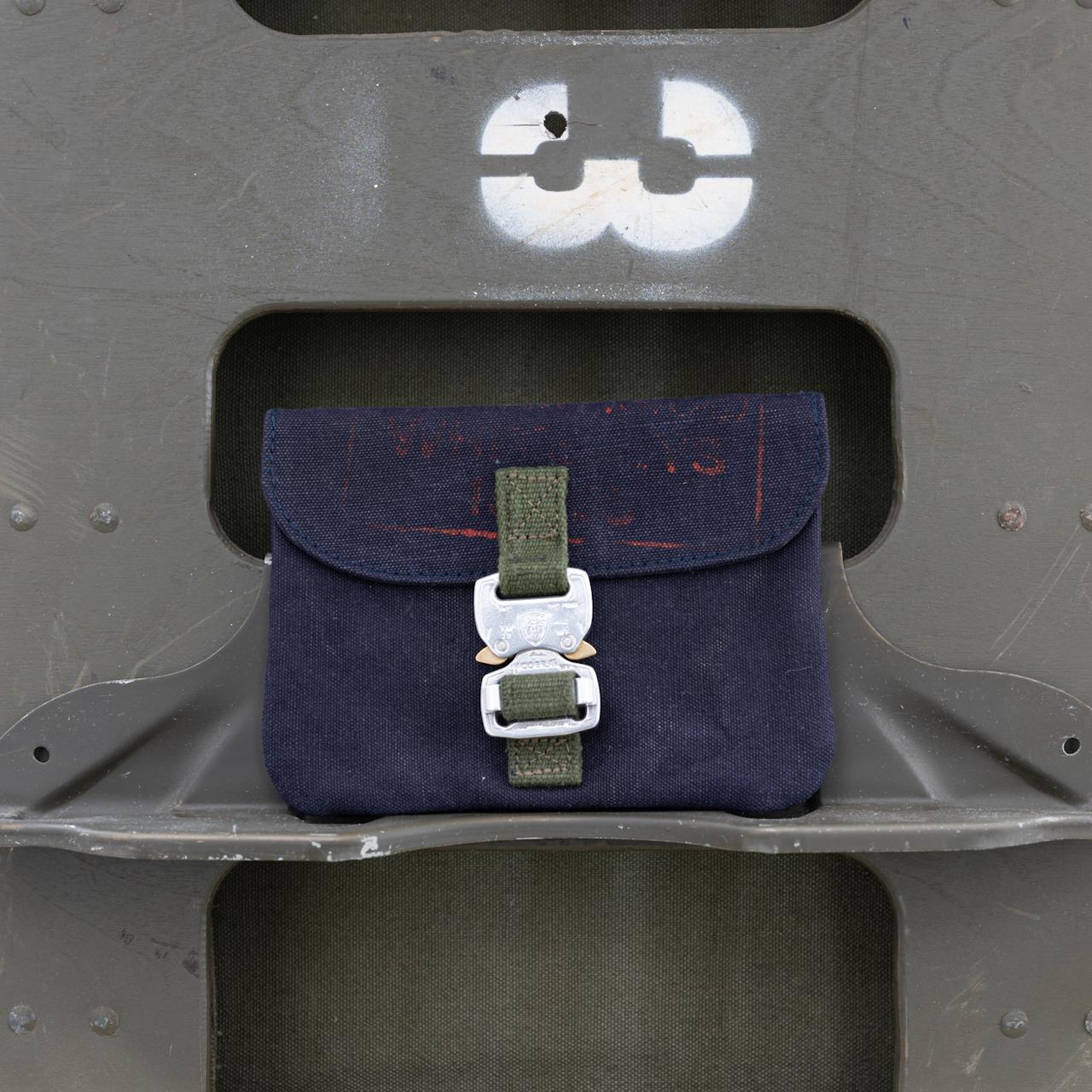British Military Canvas Cobra Flap Pouch No3 コブラバックル付きポーチ
