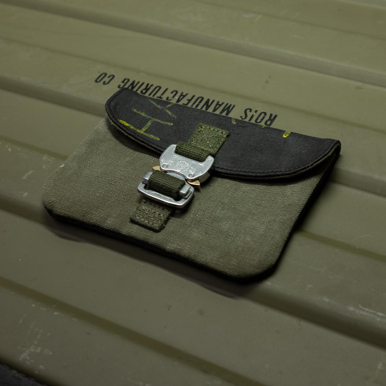 British Military Canvas Cobra Flap Pouch IND1778と同じキャンバスから製作 | 3枚目