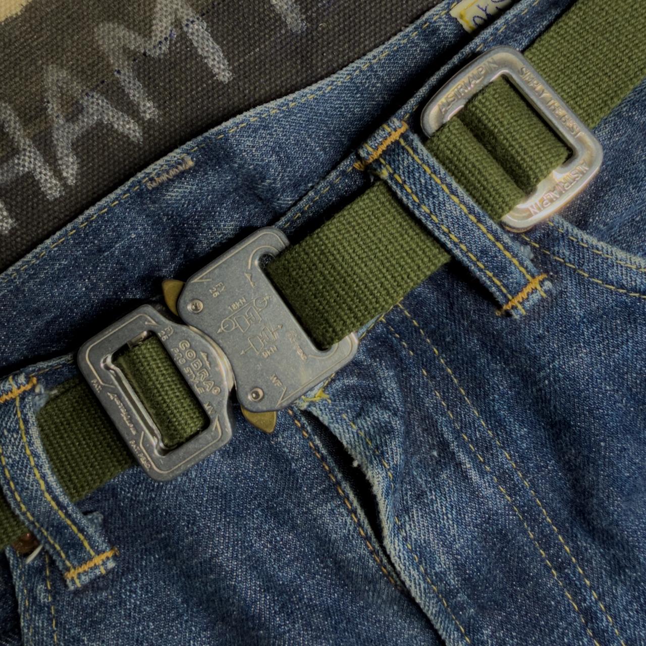 COBRA BUCKLE BELT イギリス軍コットンウィビングテープにコブラバックルを合わせたベルトです